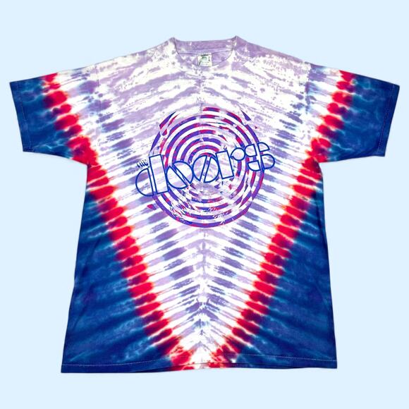 The Doors Vintage T Shirt Men's XL 1995 Jim Morrison Tie Dye Winterland RARE EUC - Picture 1 of 5
